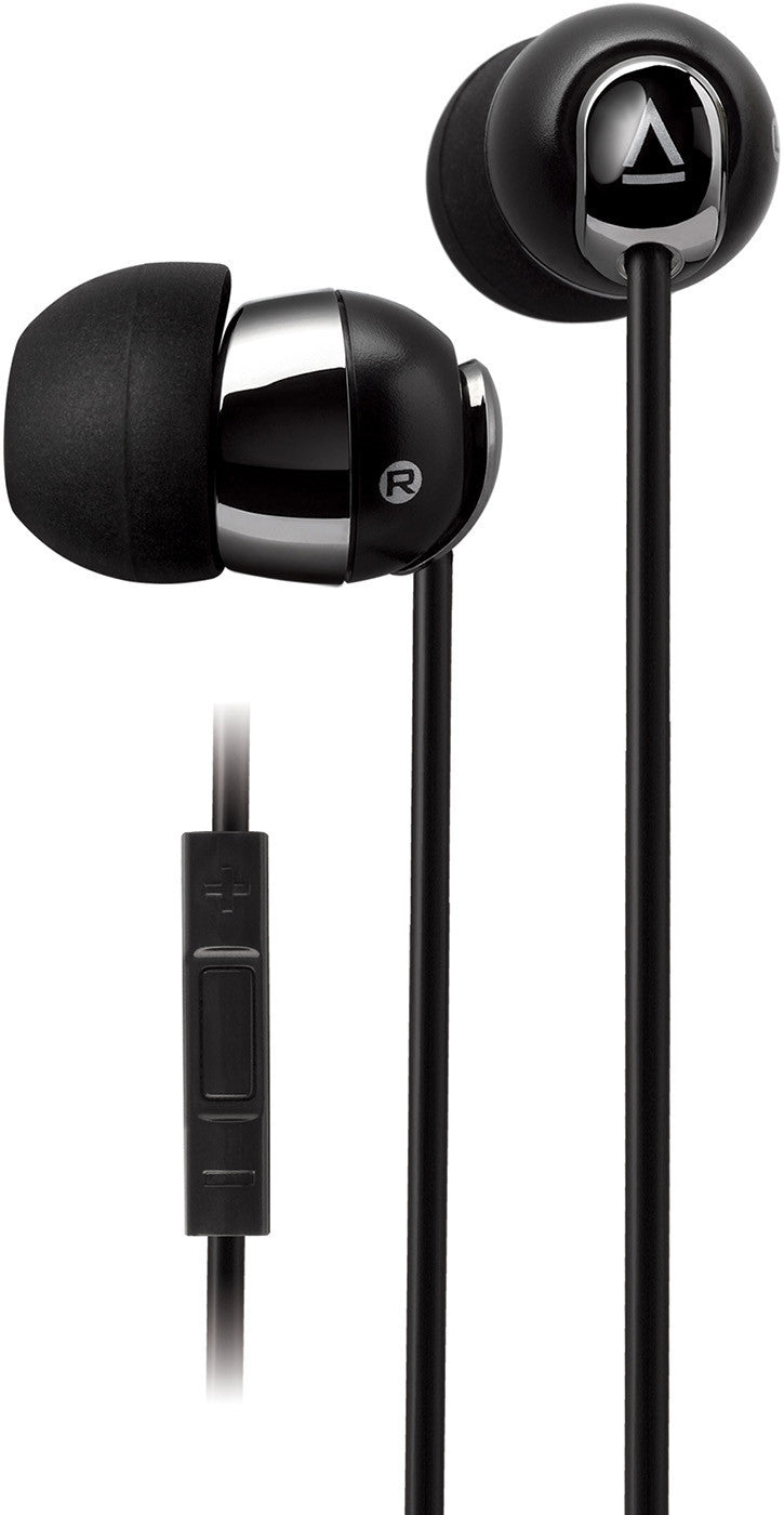 Creative HS660I2 iOS Smartphone Headset - Tilt Pipe Acoustic Chamber, Noise Isolation, 3 Sets Of Earbus (S/M/L), In-Line Audio/Phonecall Controller, 3.5mm Connector - Black