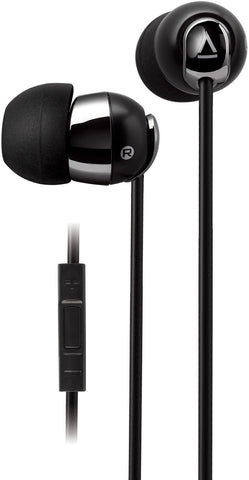 Creative HS660I2 iOS Smartphone Headset - Tilt Pipe Acoustic Chamber, Noise Isolation, 3 Sets Of Earbus (S/M/L), In-Line Audio/Phonecall Controller, 3.5mm Connector - Black