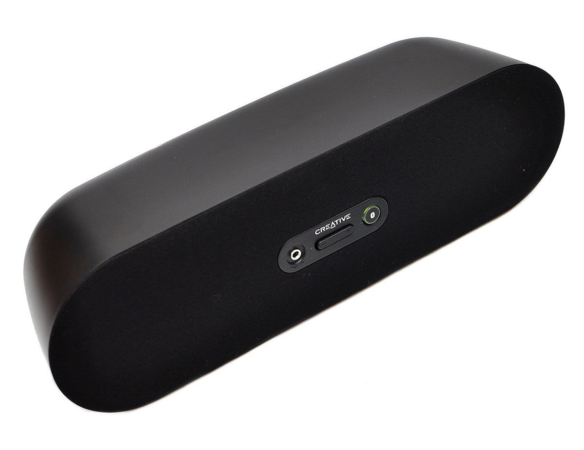 Creative D80 Sound Bar - Bluetooth, Connects to ANY Bluetooth Device, No Battery (Requires Mains), Aux Port, 10 Meter Range - Black