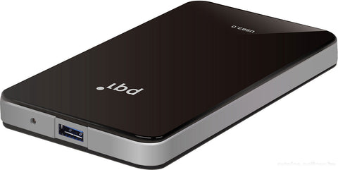 PQI H567V Series - 1.0TB 2.5" External HDD - Super Speed USB 3.0, Plug & Play, USB Powered - Black Enclosure