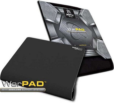XFX WarPad, Edgeless Support System, Clamp on your Desk, 6mm Double Padded Mat, Size 355mm X 431mm