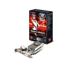 Sapphire AMD Radeon HD 6570 Low Profile PCI-Express x16 2.1, GDDR3 2GB, 128-Bit, GPU:650MHz / Mem:1600MHz, D-Sub x1, DVI x1, HDMI x1, DirectX 11
Low Profile Single Slot Design, AMD Avivo HD, AMD PowerTune, HD3D, AMD Stream