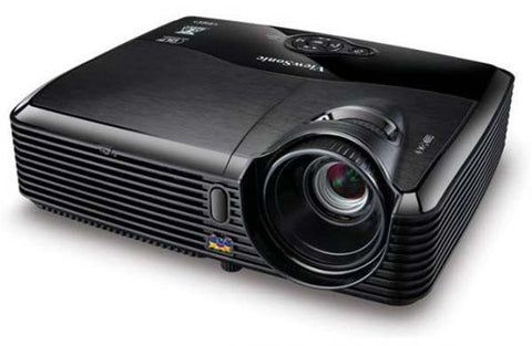 Viewsonic DLP, 2700 ANSI Lumens, SVGA (800x600) 3000:1 DCR, 3D Ready, HDMI Port, 2.6Kg