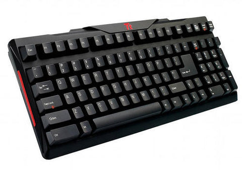 Thermaltake eSports MEKA Keyboard - Up to 1000hz Polling Rate & 8x Quicker Response, 2x USB Ports, Cherry Red Mechanical Keys - USB