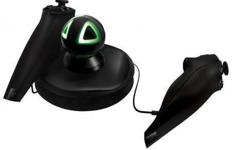 Razer Hydra Motion Sensing PC Controller - Magnetic Motion Sensing Technology, Dual Controlelrs, Each With 1 Thumb Analog Stick & 4 Hyperesponse Buttons