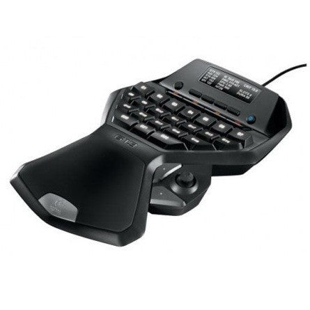 Logitech Gaming Keyboard - G13, Naturally Contoured Design, Onboard Memory, Customisable Backlighting, 25 Programmable Keys, Large Concave Buttons, USB