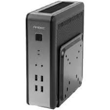 Antec ISK 110 VESA Silver/Black Mini-ITX Chassis - VESA Mount Included for Monitor Mounting, 90-Watt PSU (92% Efficiency), Perforated Mesh Construction
Drive Bays: 2x 2.5" Black Drives, Mini-ITX Motherboard Supported Only, Front I/O Panel With 4x USB 2.0