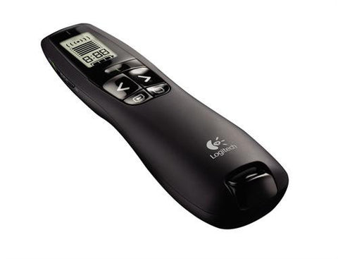 Logitech Presenter R800 - 30 Meter Range, Timer Tracker, Presentation Controls, Green Laser Pointer, 2.4GHz Wireless Technology, LCD Display, USB