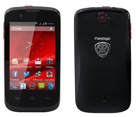 Prestigio PAP3540DUO Multiphone, Black Version, 3.5" LCD 320*480, 154ppi Pixel Density, 252k Color Depth, Mediatek MT6575 1GHz Single Core Processor, 512MB RAM, 4GB Internal Storage, Android 4.1 JellyBean, Front 0.3Mpixel and Rear 3.2Mpixel Camera, Flash,