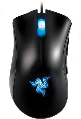Razer Deathadder Left Handed Gaming Mouse - Left Handed Edition, 3.5G 3500dpi Infrared Sensor, DPI Adjustment, Programmable, 1000Hz Polling