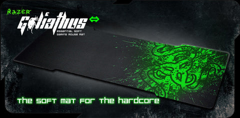 Razer Goliathus Xtended Control Edition - Soft Mousemat, Overlarge 920mm*355mm*4.3mm Size, Heavy Textered Cloth Weave for Controlled Mouse Movements, Fractal Design