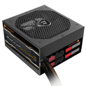 Thermaltake Smart 750W - SATA x9, PCI-E 6+2 Pin x4, 80+ Bronze Certified, 140mm LED FAN, Active PFC, Crossfire and SLI Ready, Modular design, Low Profile Cables