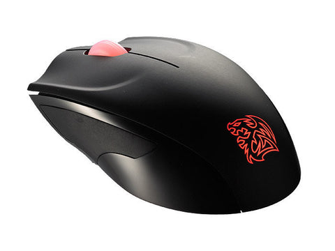Thermaltake eSports Azurues Mini Mouse - 3 Button Battle Ready Optical Mouse, Up to 1600DPI, Rubber Coated, Smaller Design