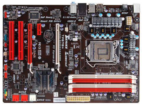 Biostar Intel P67,  DDR3-2200MHz (OC) 16GB, Sound, Lan, Sata, Usb, Pci-E 2.0, Socket-1155