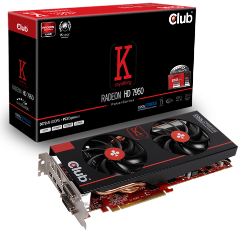 Club3D HD7950 RoyalKing with AMD NSF gaming Bundle