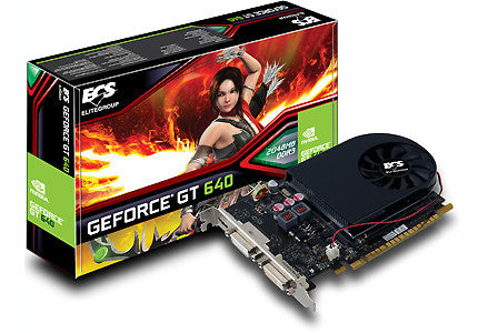 ECS Geforce GT640, 2GB GDDR3, DVI, HDMI, VGA