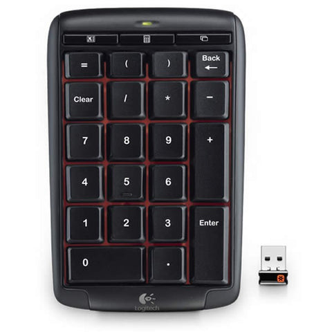 Logitech N305 Wireless Numberpad - 2.4GHz Wireless Technology, Full Numeric Layout, Plug & Play, Up To 3 Years Battery Life, Unifying Wireless Receiver, USB