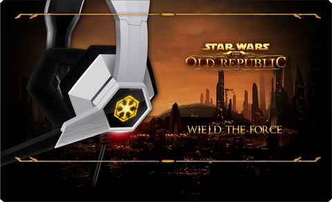 Razer Star Wars The Old Republic Headset - Dolby 7.1 Pro-Logic IIz, Built-In Lighting System, Synapse 2.0 Compatible, Adjustable Boom Mic, Faction Emblems