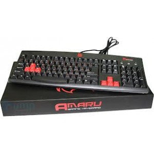 Thermaltake eSports Amaru Keyboard - Gaming Keyboard, Curved Comfort Design - USB
